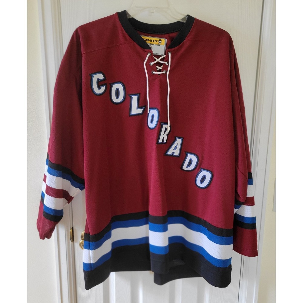 Vintage Koho Colorado Avalanche NHL Licensed Hockey Jersey Size XXL Air-Knit